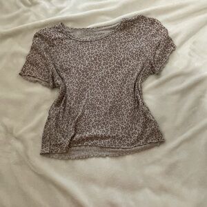 Leopard Print Women's Top